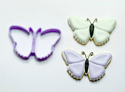 Flower Cookie Cutter With Butterfly