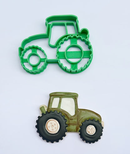 Tractor Cookie Cutter With Old Farm Truck (2 Pack)