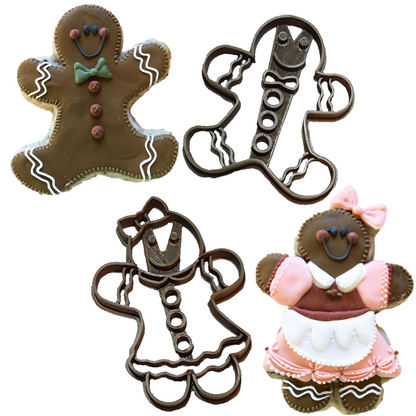 Gingerbread Christmas Cookie Cutters