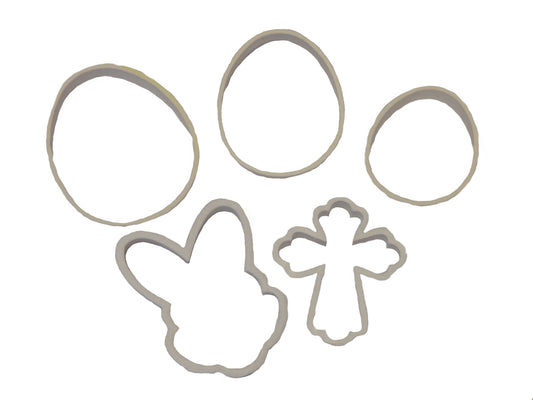 Easter Bunny Hopping, Rabbit Head/Face and Peep Body Cookie Cutters