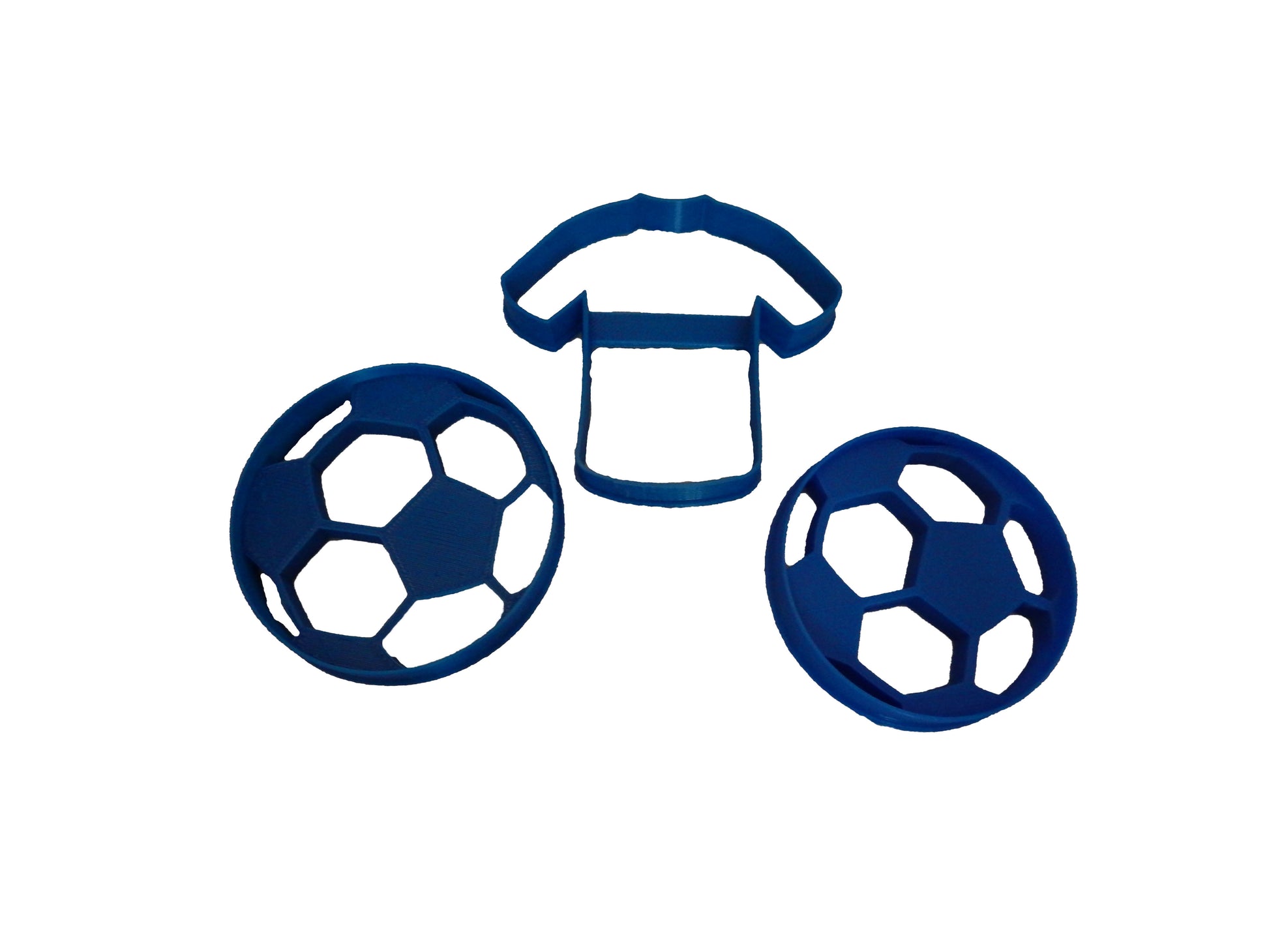 Soccer Balls in Two Sizes and Jersey Cookie Cutters